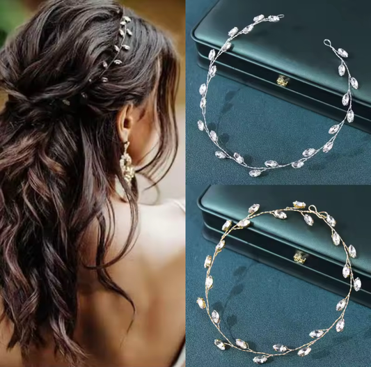 Handcrafted Crystal Headband Tiara