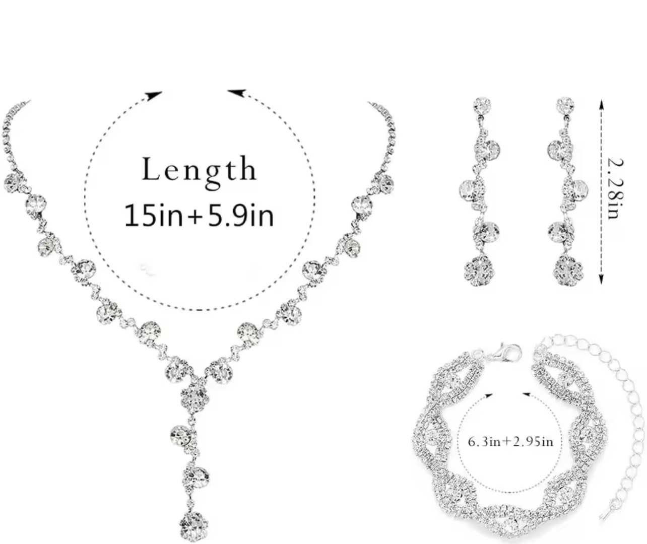 Luminous Treasures Jewelry Set (4pcs)