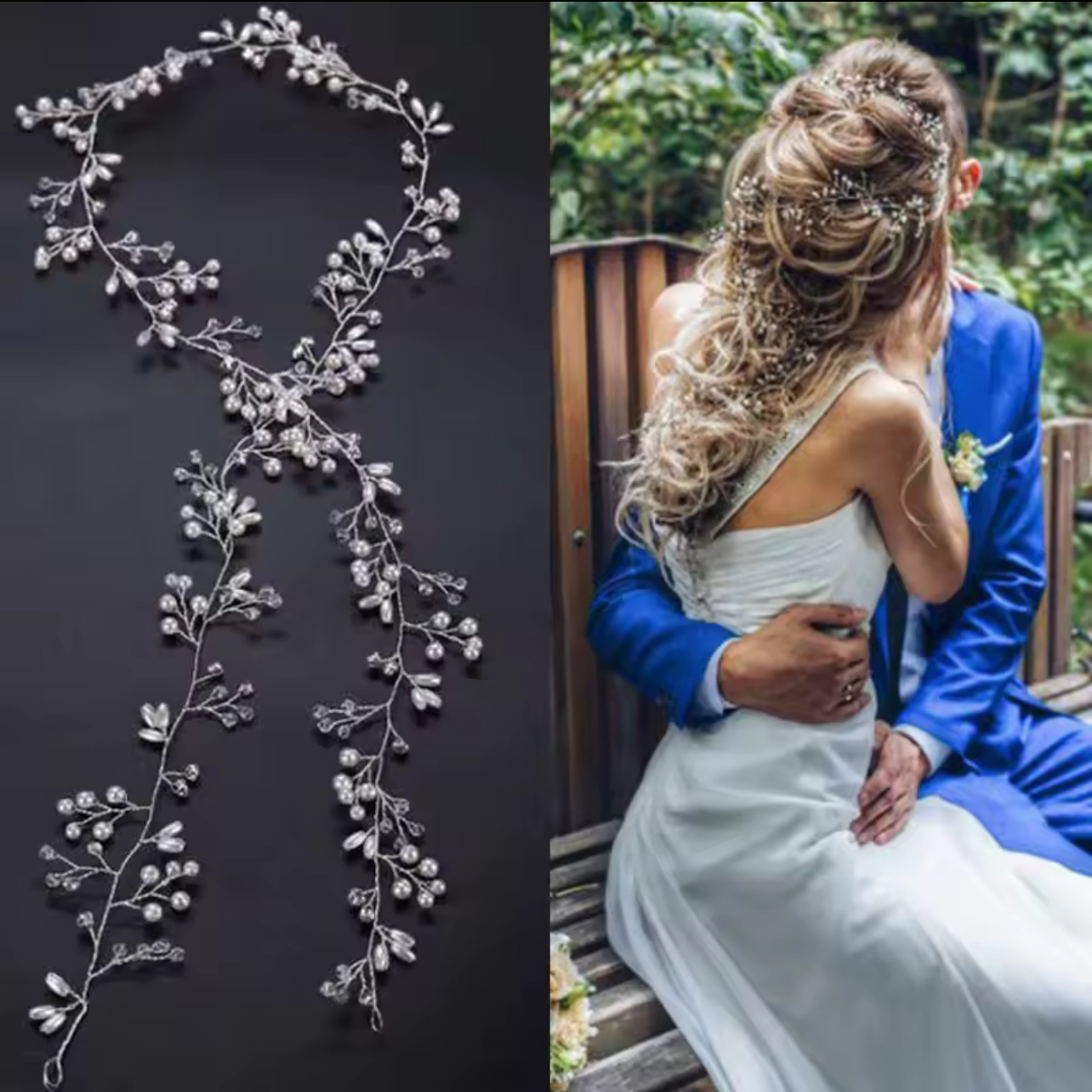 Enchanted Crystal Vine Hair Band